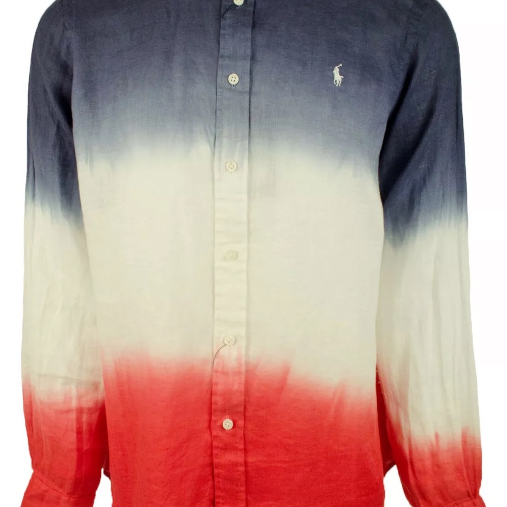 Perfect July 4th Linen Shirt‼️ - Picture 7 of 9